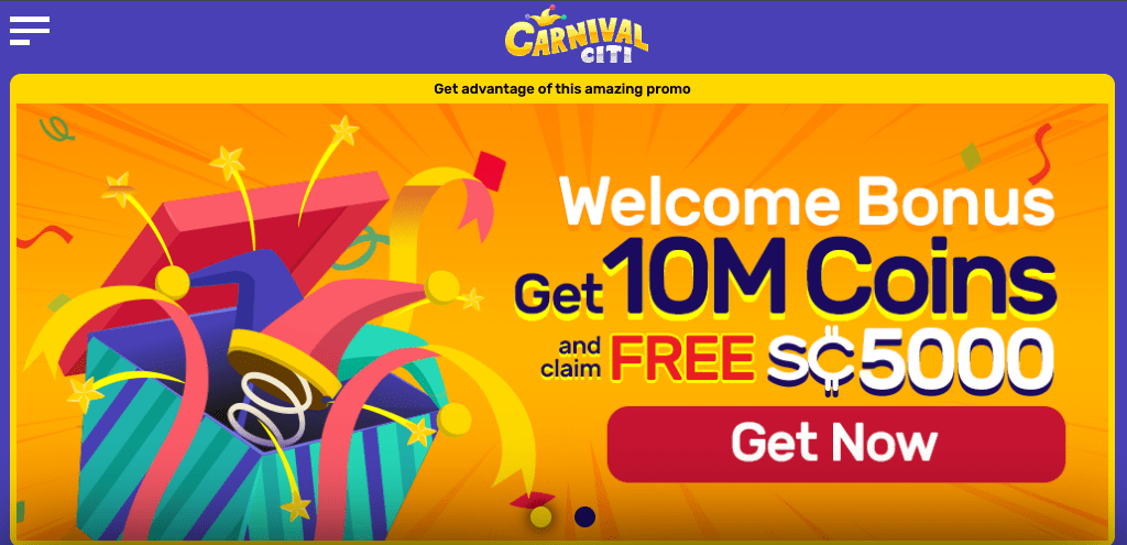 Carnival Citi Casino banner desktop